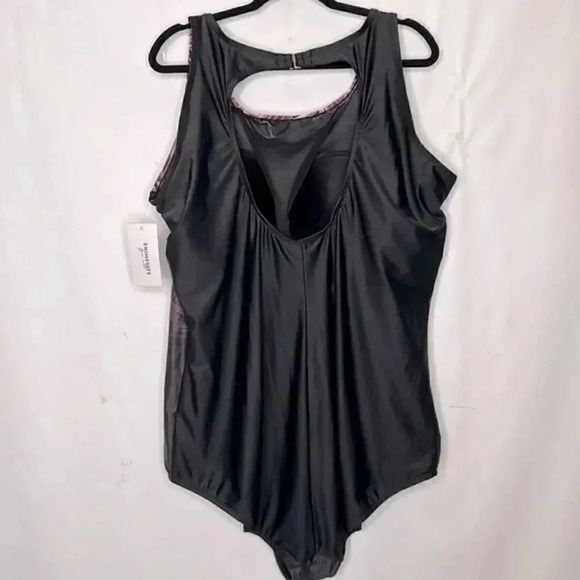 Swimsuits For All Women's NWT Plus Size High-Neck One Piece size 34 - Picture 4 of 9